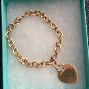 Tiffany and co gold bracelet